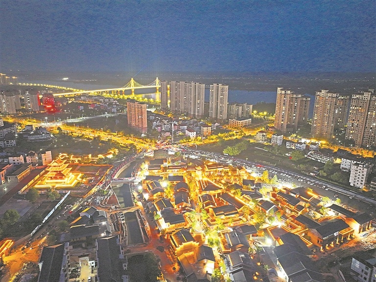 泰和县：夜画（图）