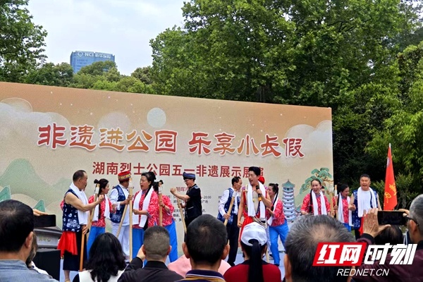 “五一”期间，湖南烈士公园还推出丰富的文旅活动，丰富市民游客游览体验。
