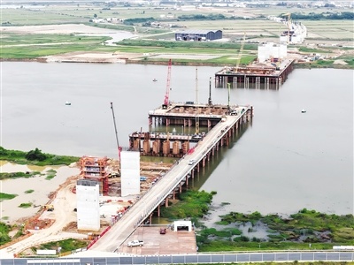 南昌北二绕城高速公路项目建设稳步推进（图）