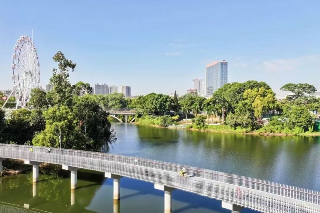 图 4 串起“山海连城”湖光山色与文旅活力的牛湖水碧道
