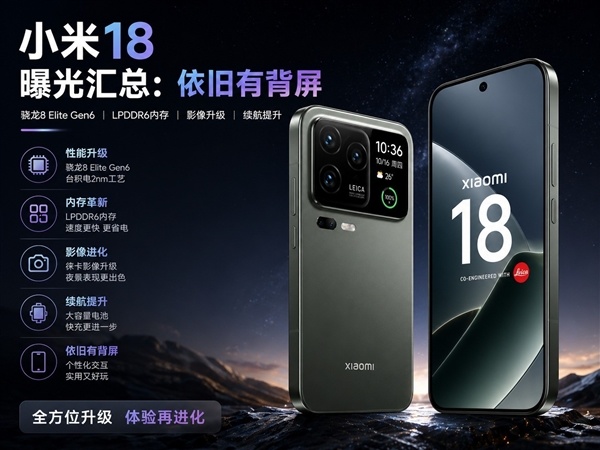 小米18系列看点汇总:小米最激进的高端旗舰 2nm时代全面来临