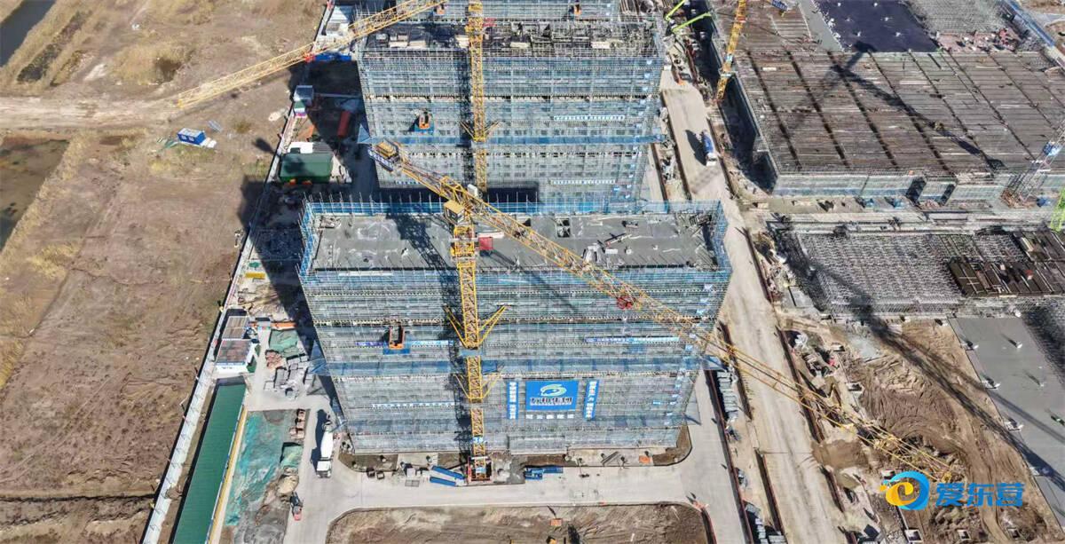 (东营时代40GWh锂电池绿电智造基地项目如火如荼施工建设中)