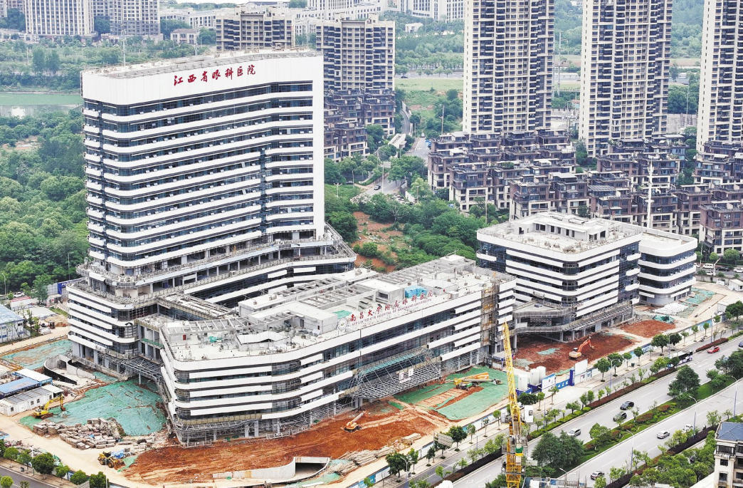 南昌大学附属眼科医院九龙湖院区预计11月完工（图）