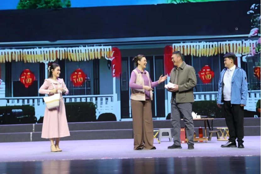 山东梆子戏《一元彩礼》（图源：文明新郓）