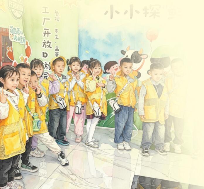 孩子们走进庄园股份公司参观研学　新甘肃&middot;甘肃日报通讯员　卜润琪　本文图片经AI加工