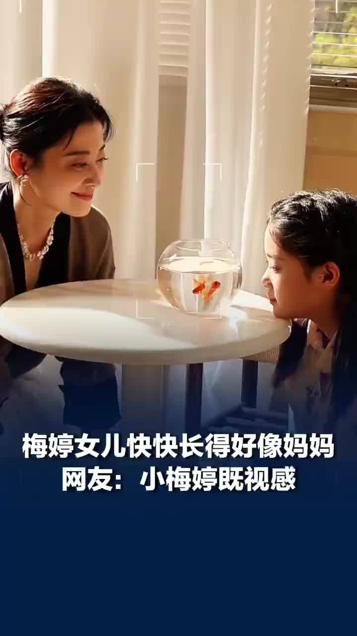 梅婷女儿长得好像梅婷