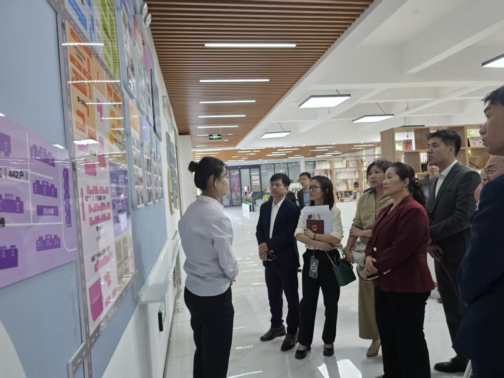 2026年5月13日，广义省友好代表团参观甘肃省兰州市枣林西社区党群服务中心。（甘肃省人民政府外事办公室供图）