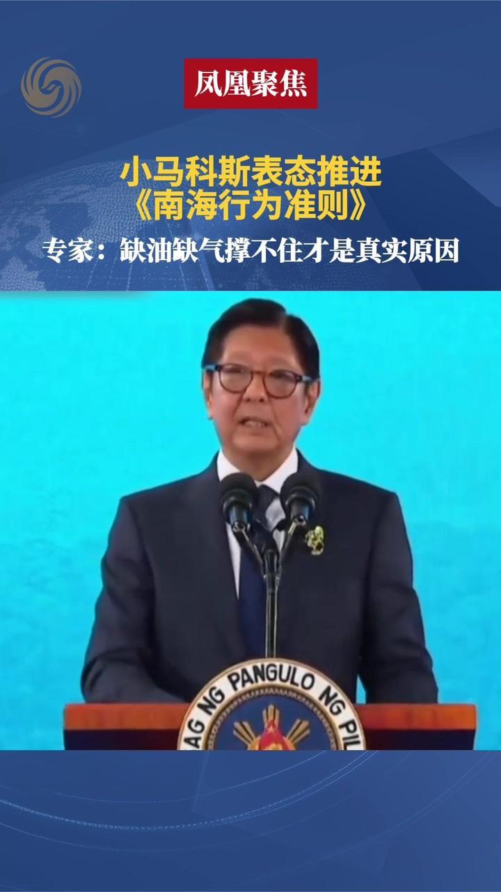小马科斯推进《南海行为准则》，专家：缺油缺气才是真实原因