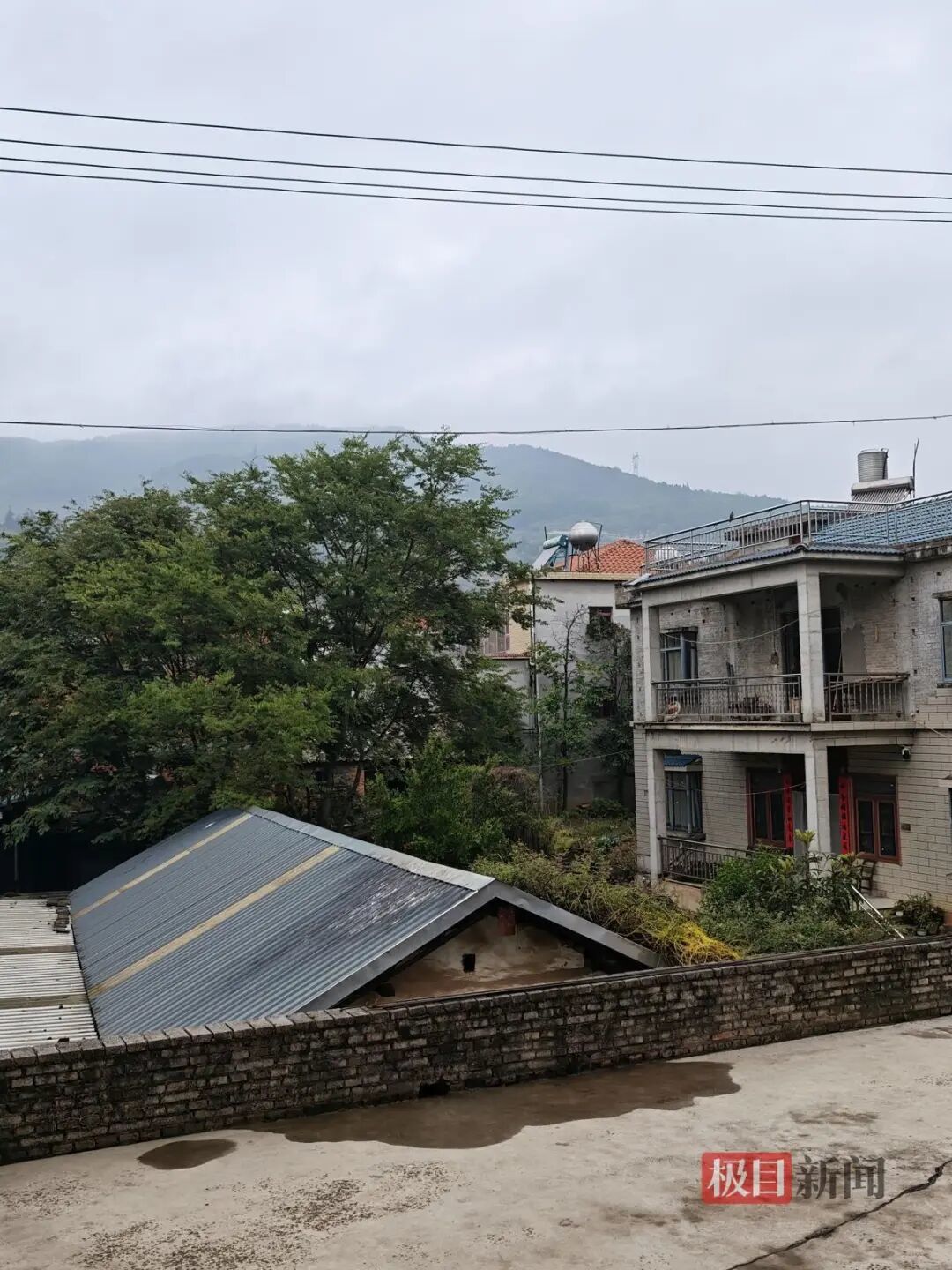 涵涵家门口（极目新闻记者 唐佳燕摄）