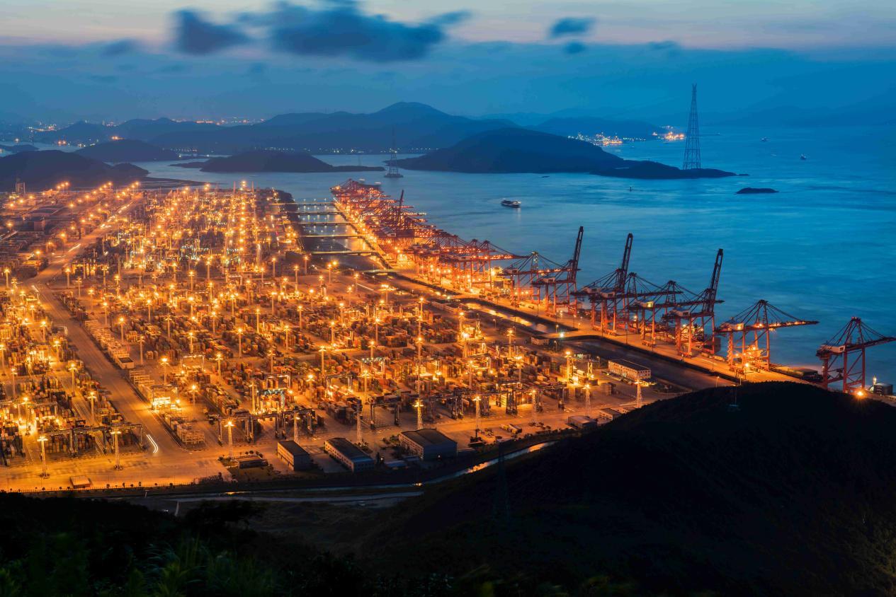 北仑港口夜色