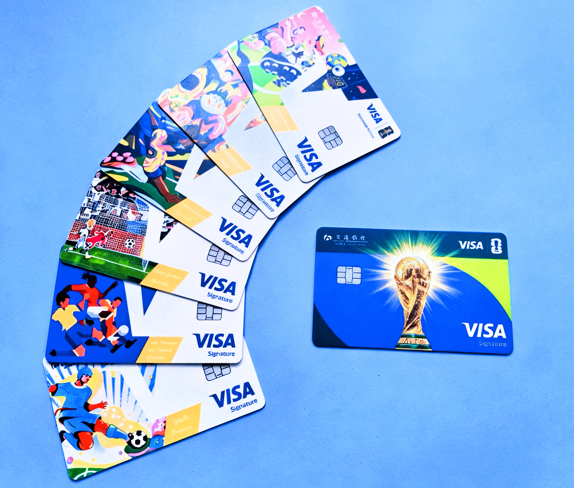 与世界交锋，为热爱喝彩  交通银行Visa FIFA世界杯主题信用卡正式发布