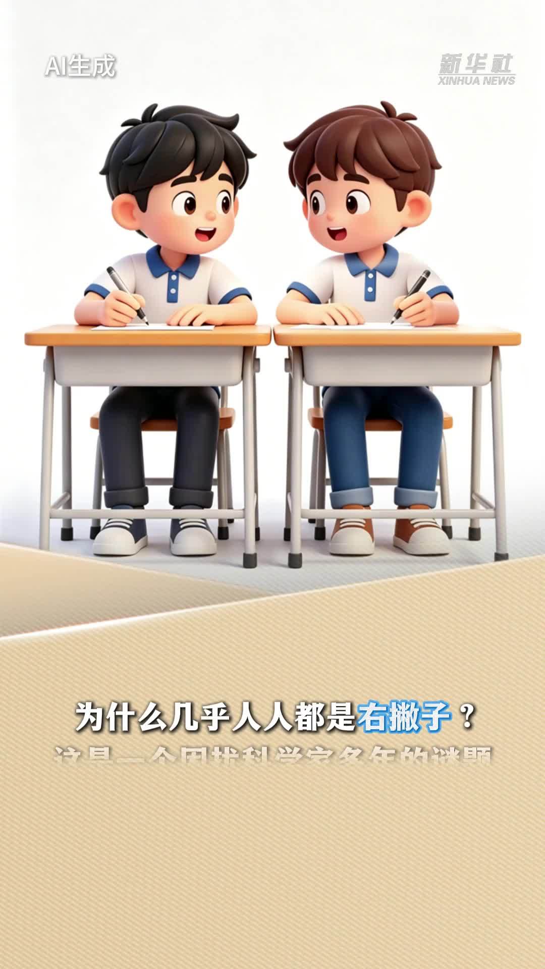 新华读报｜为何绝大多数人都是“右撇子”？