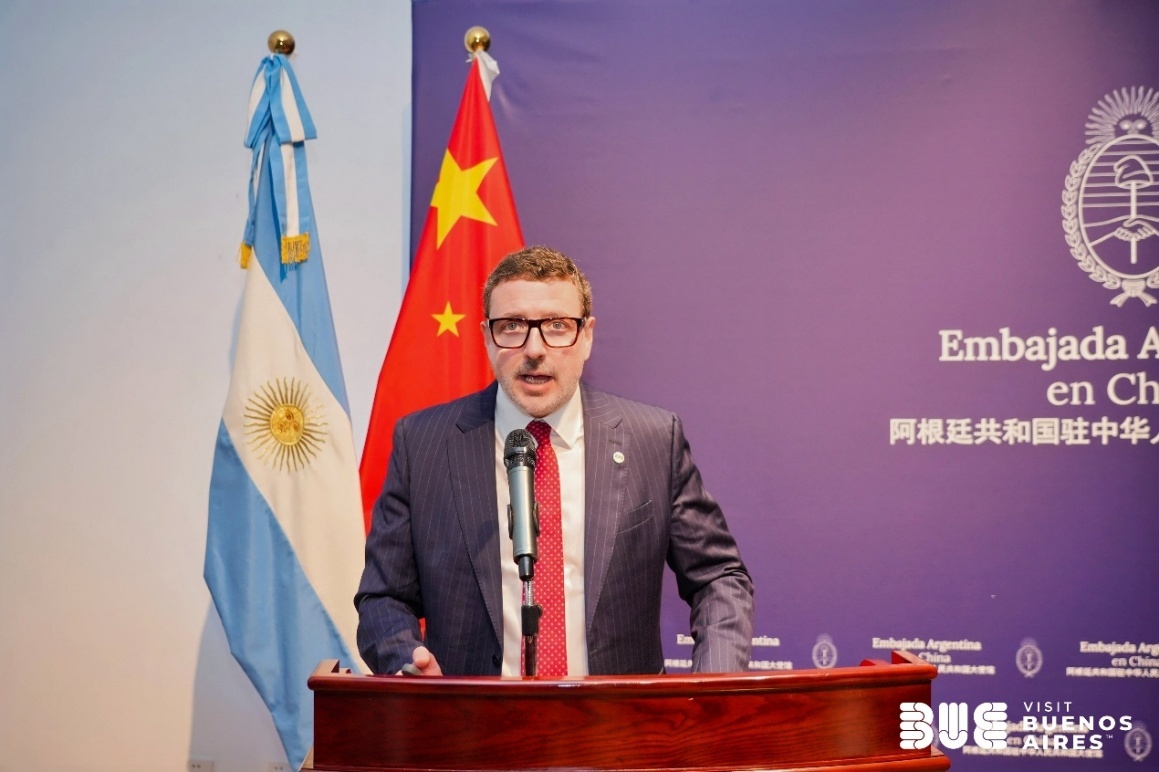 布宜诺斯艾利斯旅游局旅游推广总监费尔南多&middot;阿默先生（Mr. Fernando Amer）做了精彩的目的地宣讲