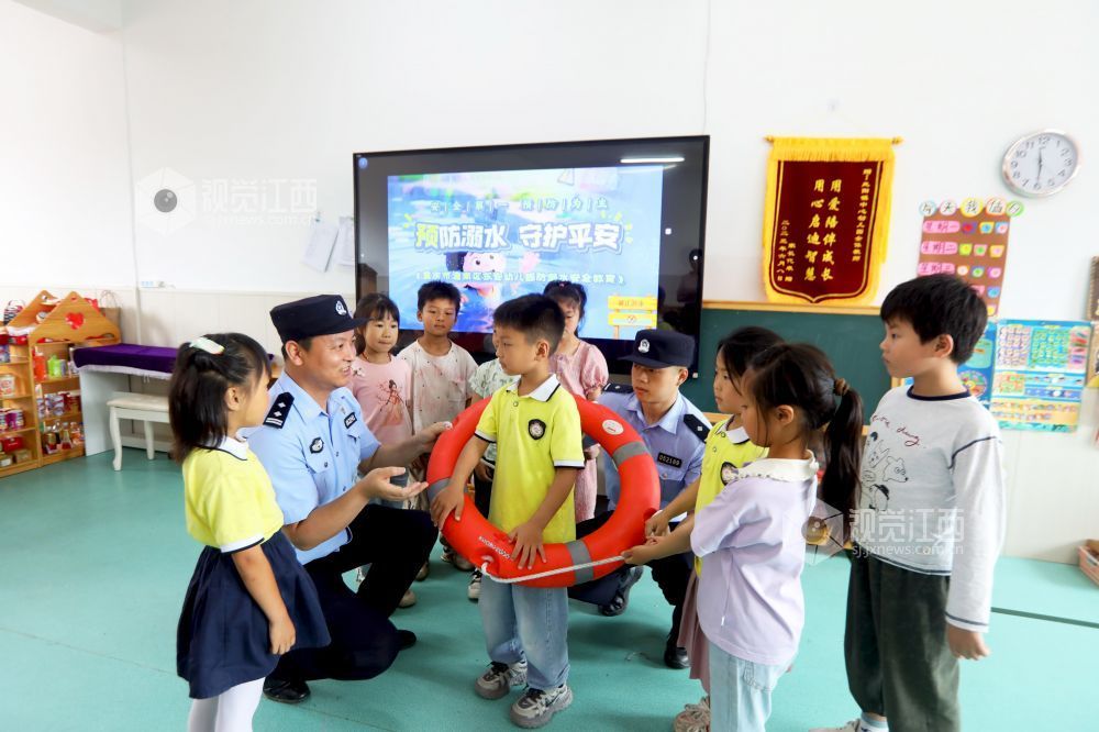 江西分宜:防溺水安全知识进幼儿园(图)