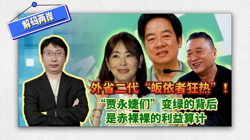 外省二代的“皈依者狂热”：“贾永婕们”变绿的背后，是利益算计