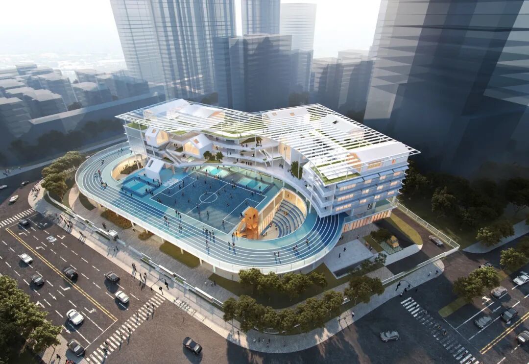 武汉市一初学苑范湖校区效果图