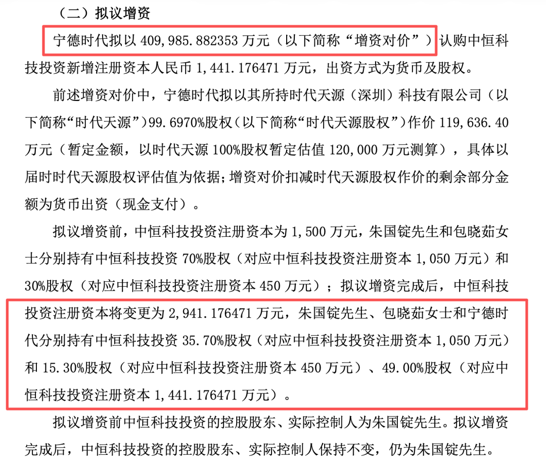 ▲中恒电气公告(图源:深交所)