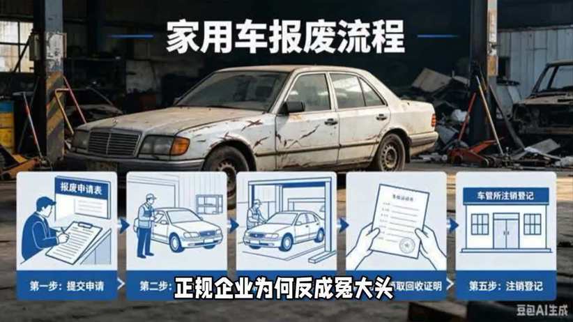 千万辆报废车，为何绕不开“黑作坊”？