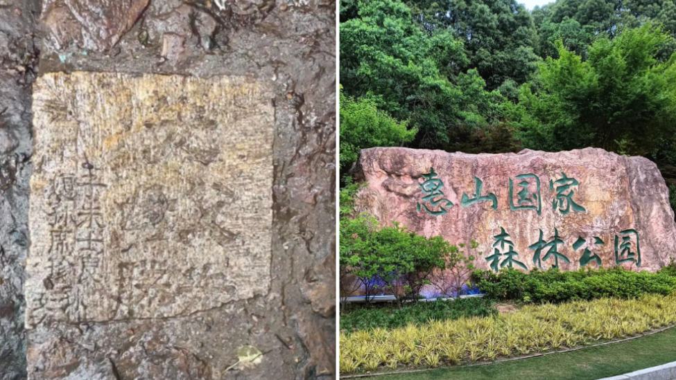 无锡一公园用墓碑铺路？园区：系就地取材的无主墓碑