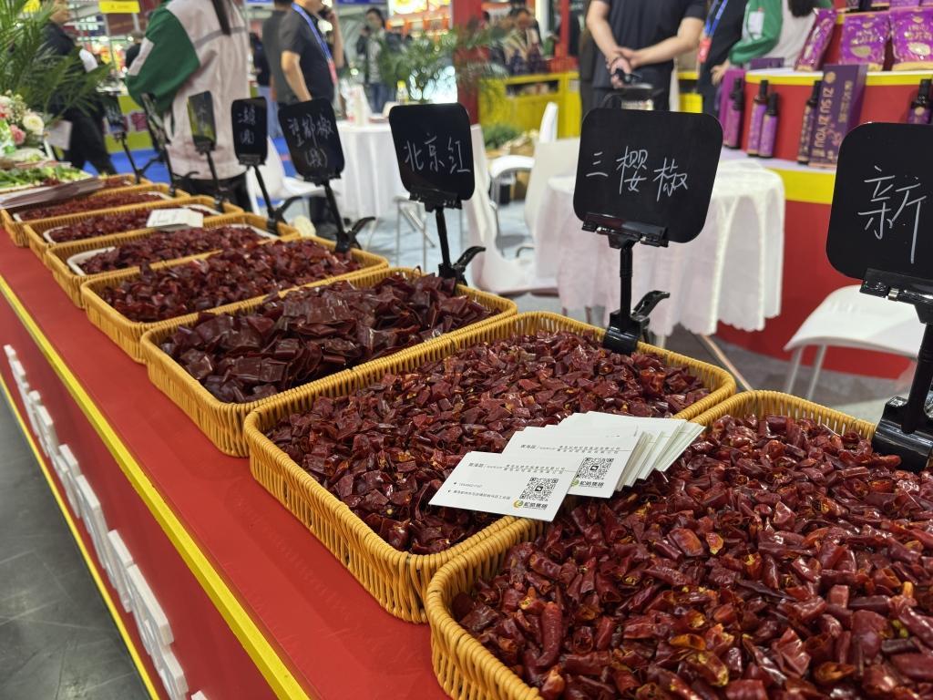 不同品种的干辣椒