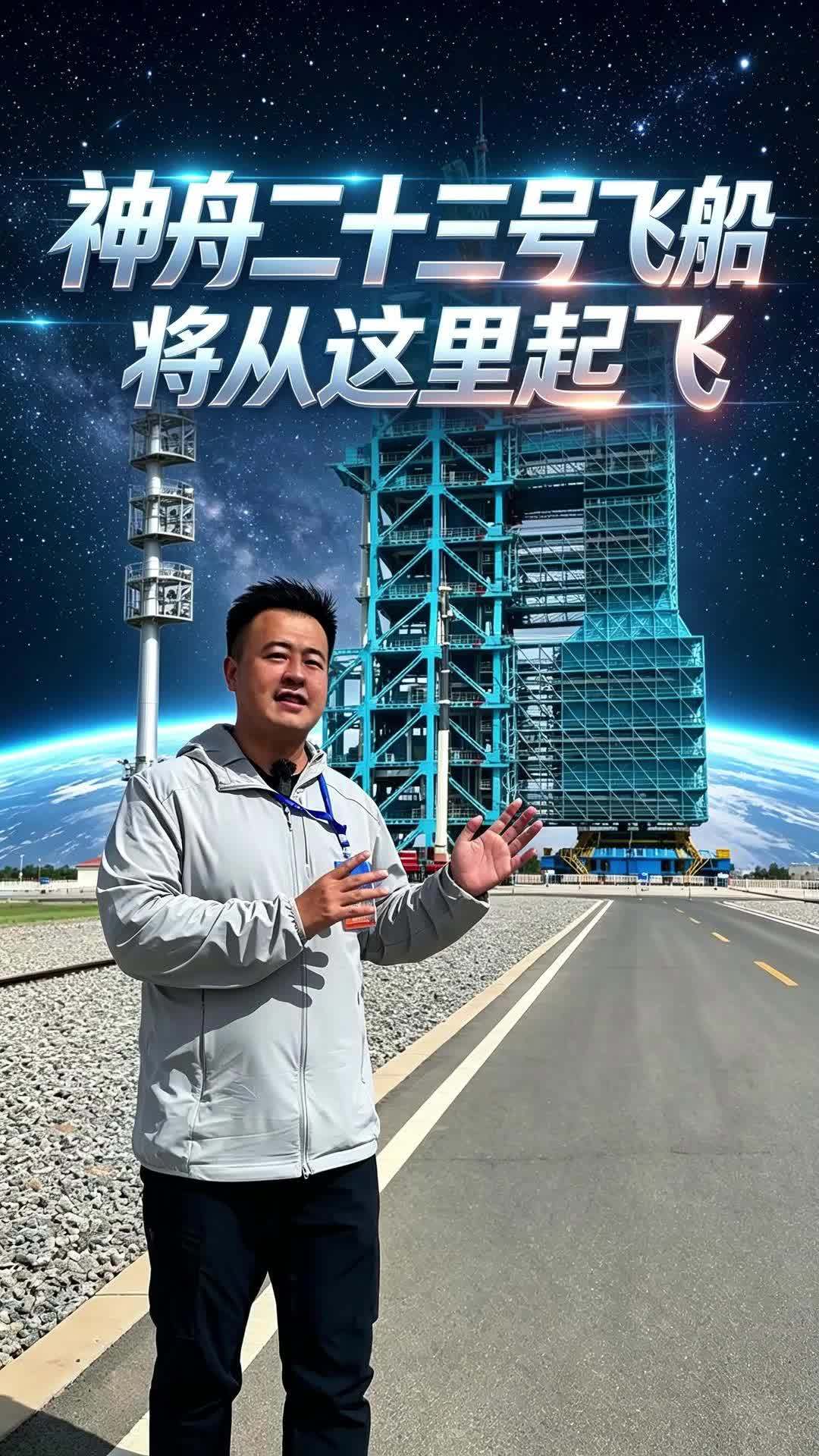 洪流Vlog：神舟二十三号飞船将从这里起飞