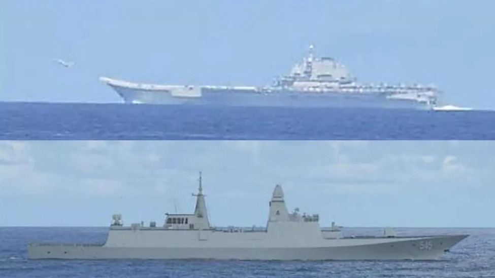 辽宁舰现身西太平洋，日方称持续关注动向
