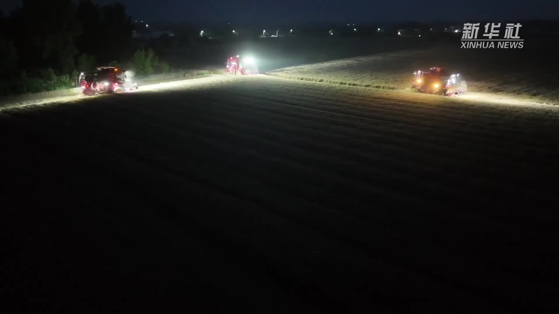 河南：抢收抢烘小麦 多举措保障夏收