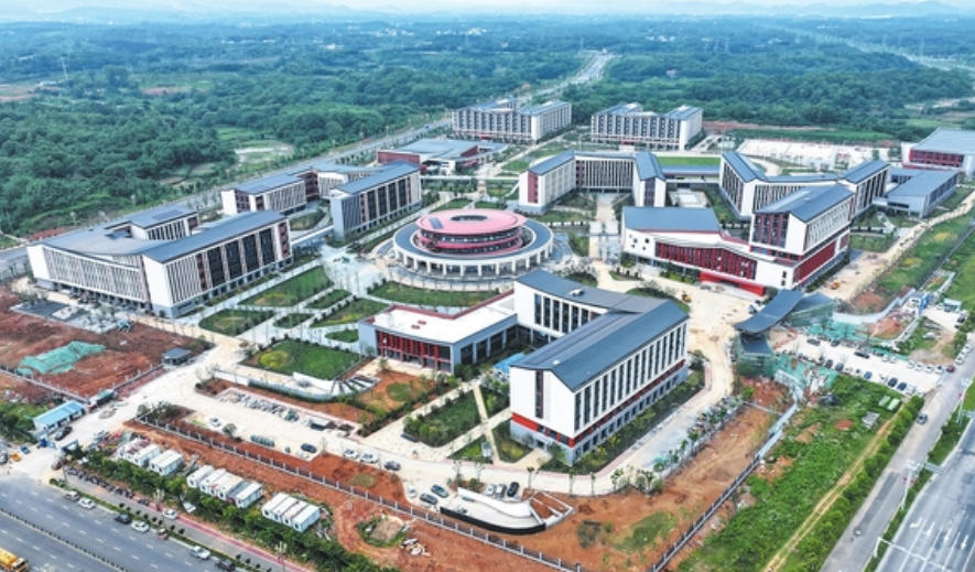九江科技中等专业学校八里湖新校区将于9月投用(图)