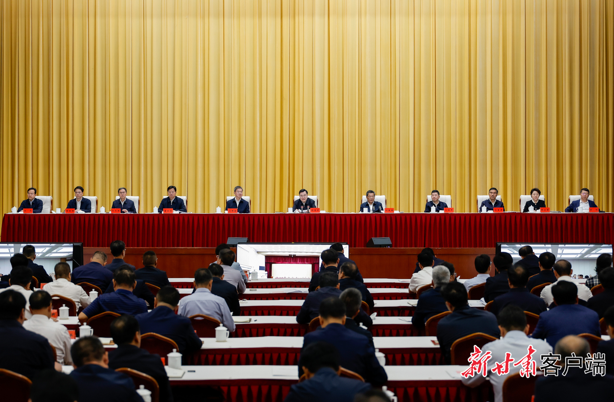 5月29日,全省城市高质量发展会议在兰州召开,省委书记、省人大常委会主任胡昌升出席并讲话。新甘肃·甘肃日报记者 孟捷