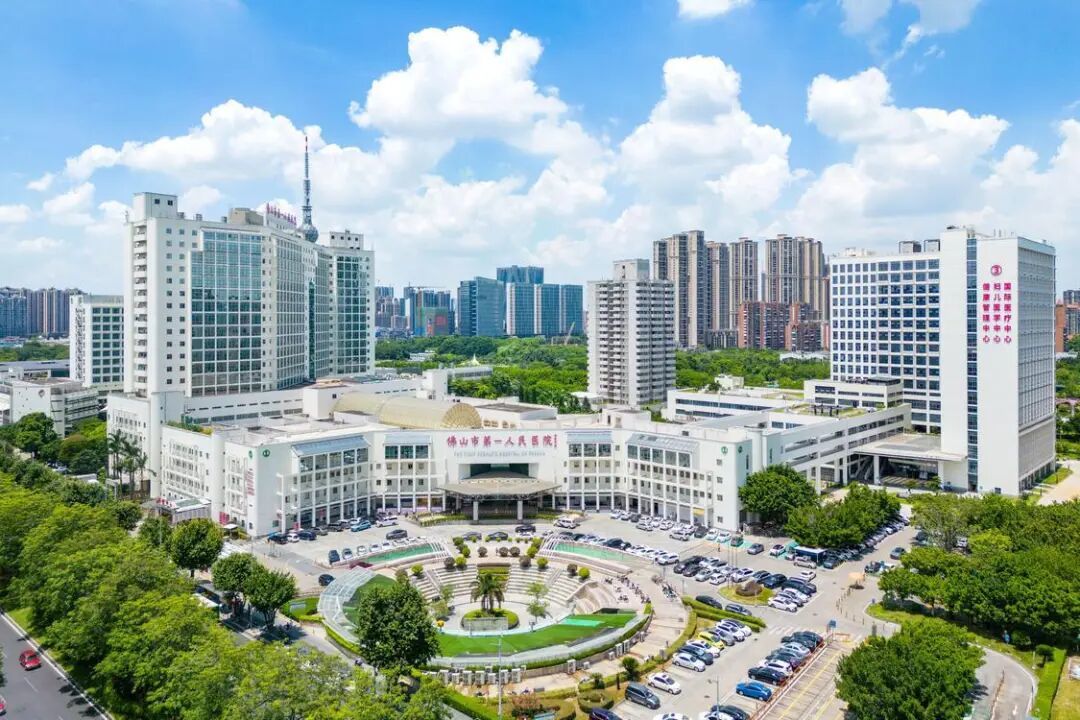 图为：佛山市一医院全景图