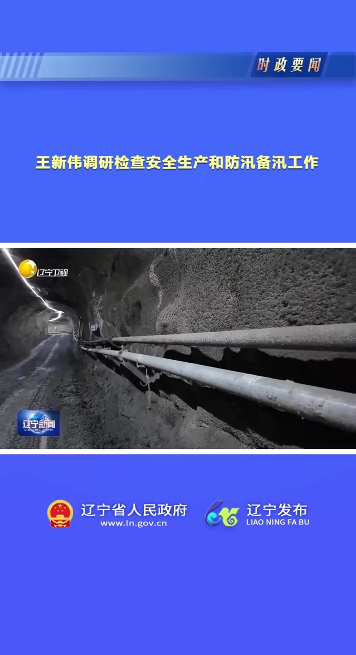 王新伟调研检查安全生产和防汛备汛工作