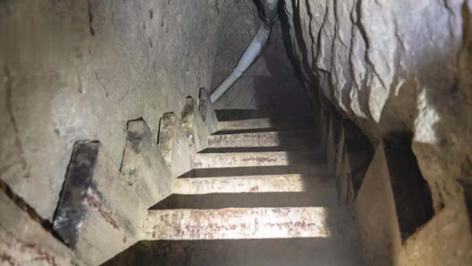 墨西哥边境直通美国加州运毒地道曝光
