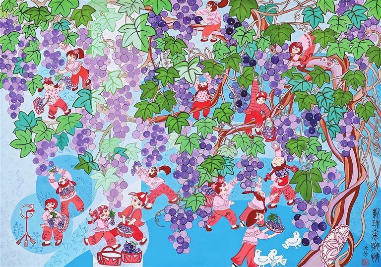 紫珠裹乡情　吴改芳