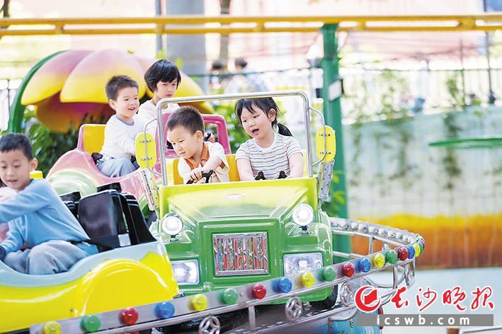 长沙世界之窗里到处都是孩子的笑声。均为景区供图