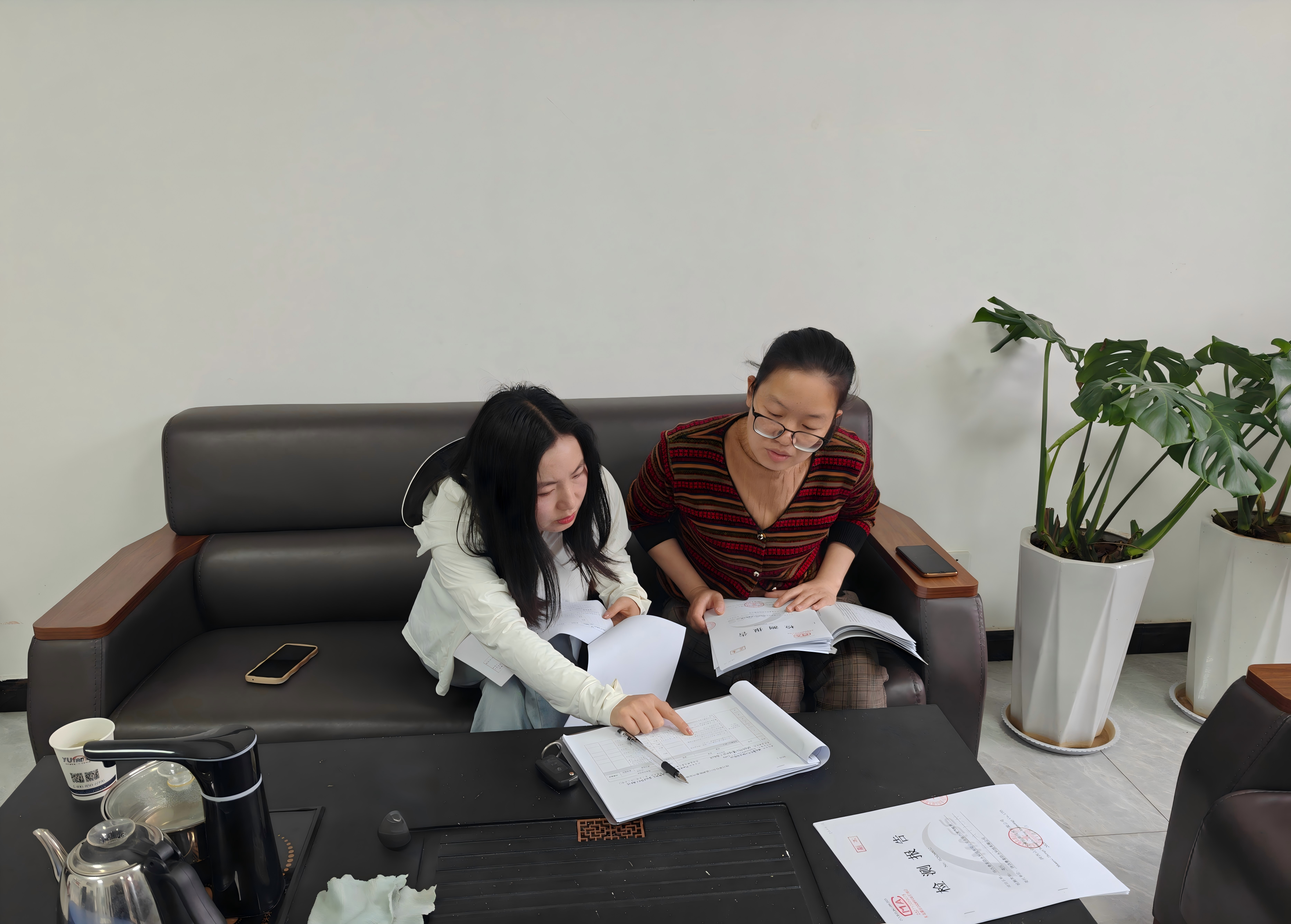 永寿县环境监测站开展企业自行监测帮扶检查
