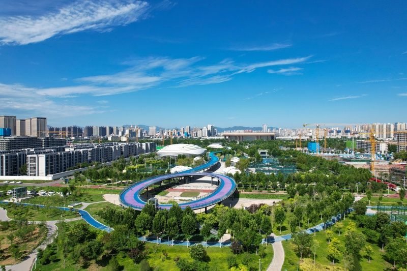 石家庄火车站站前休闲公园 石家庄市委宣传部供图