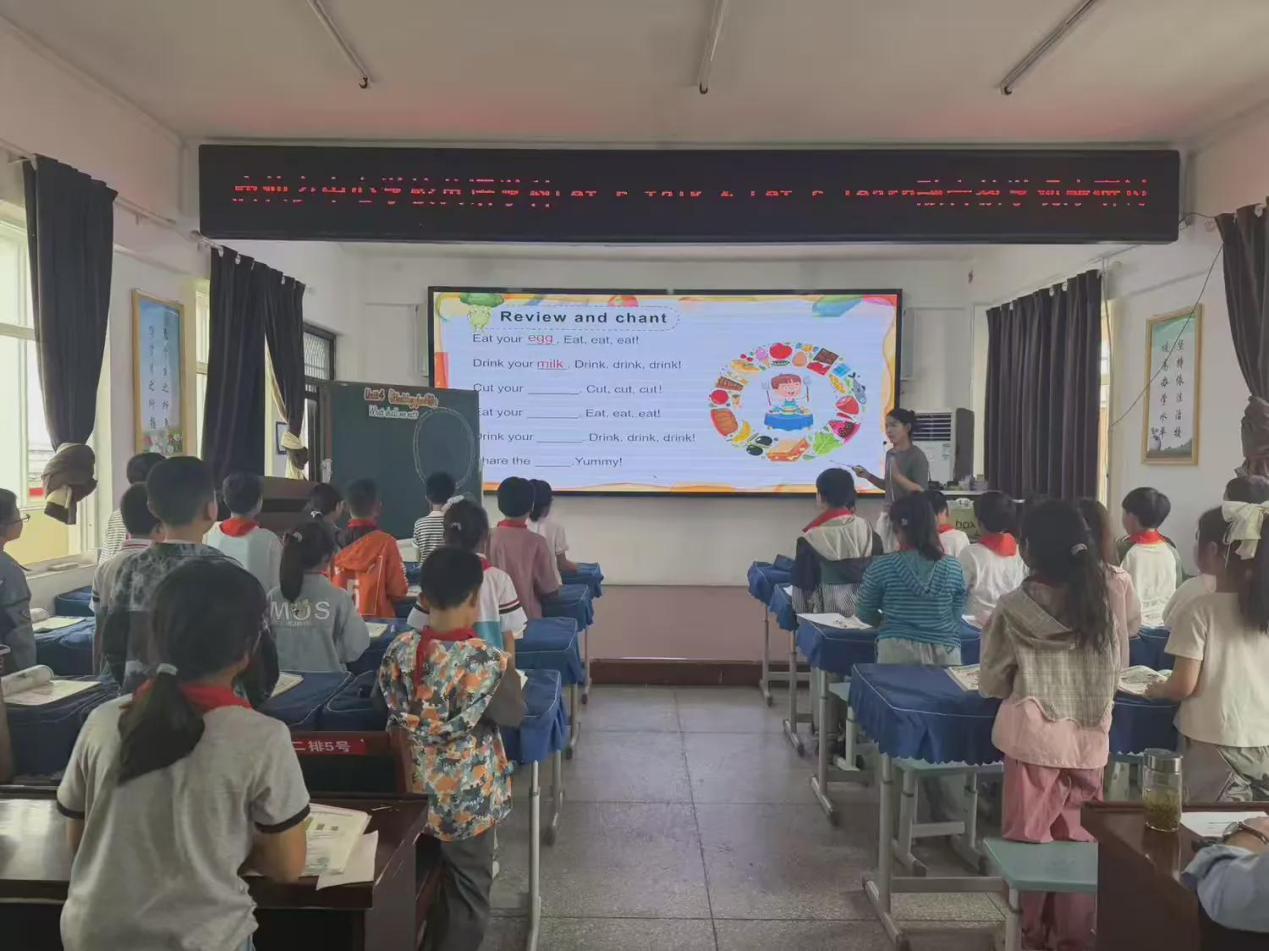 罗山县庙仙乡中心学校英语融合课例观摩研讨活动纪实(图5)