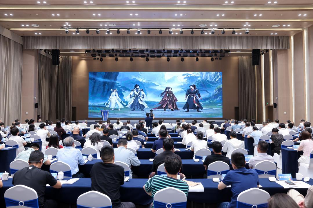 图为星凝首发在靖江制作的10大精品AI漫剧作品。朱其摄