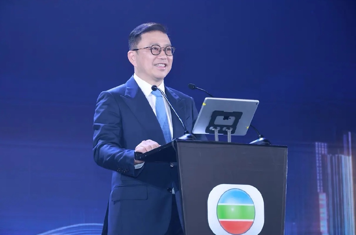 图：TVB行政主席许涛JP致辞