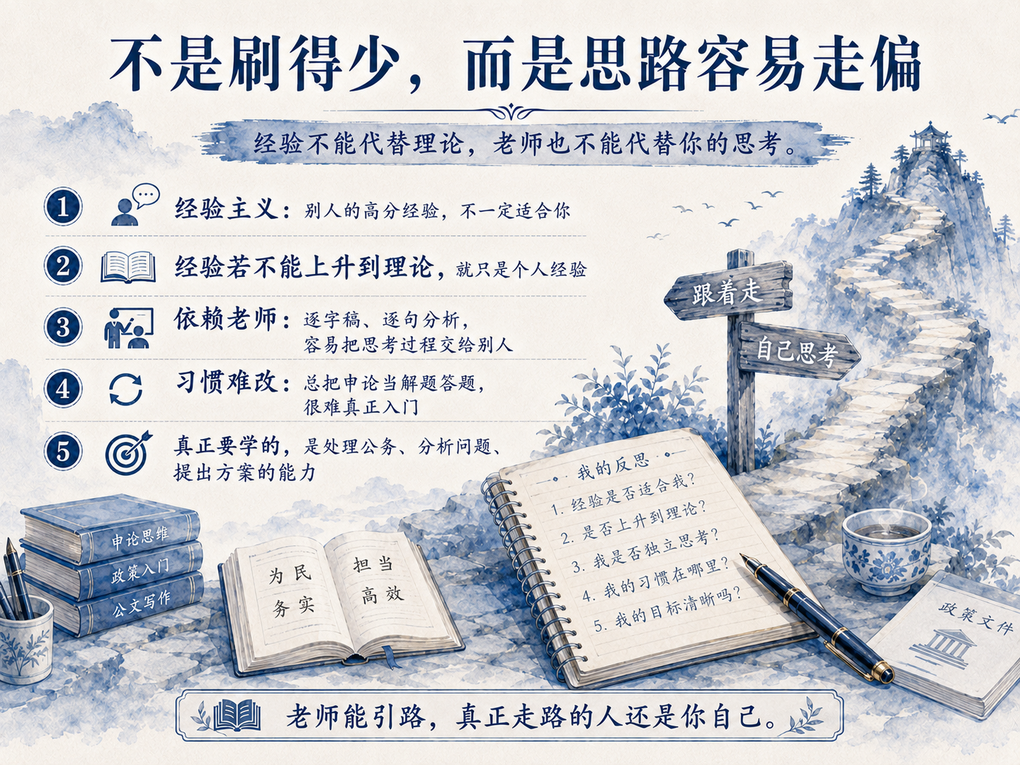 申论面试200问|第一次考公，有哪些容易踩的坑和必不可少的备考建议？