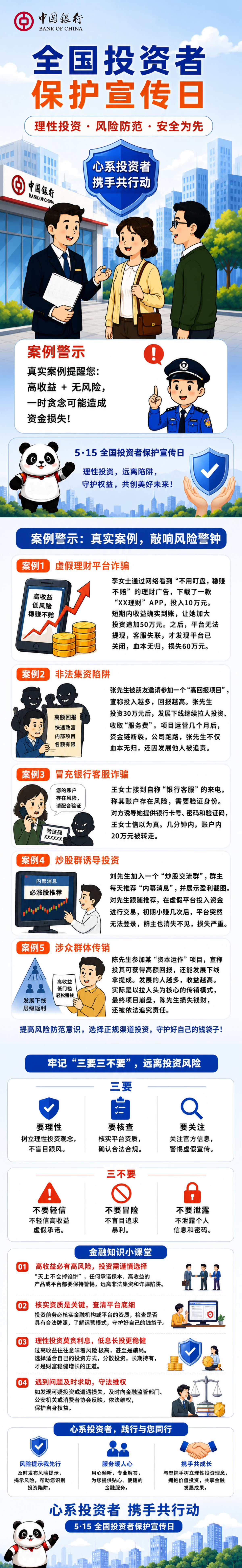 一图读懂 | 中国银行：全国投资者保护宣传日