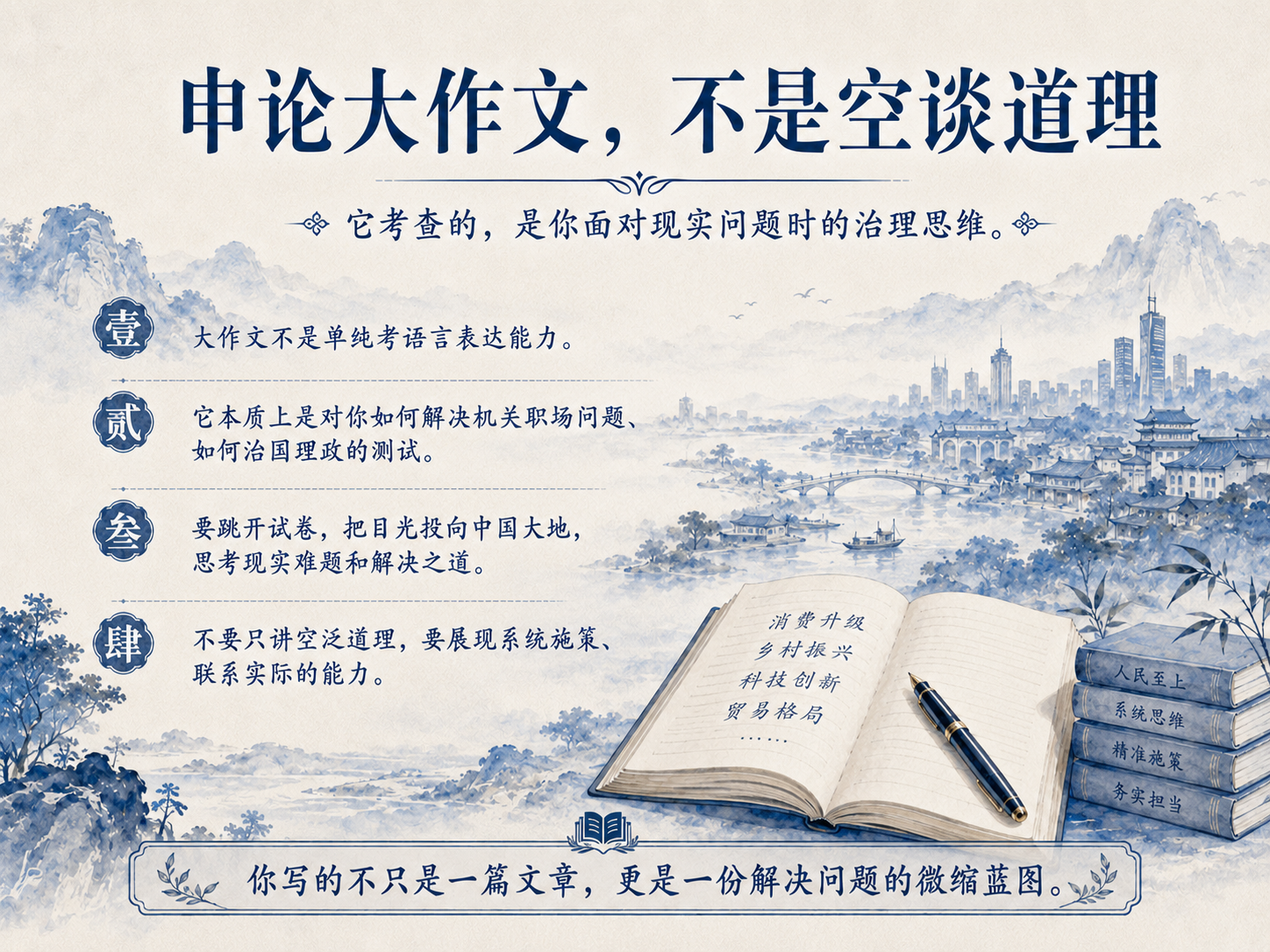 申论面试200问|申论大作文怎么学到本质？