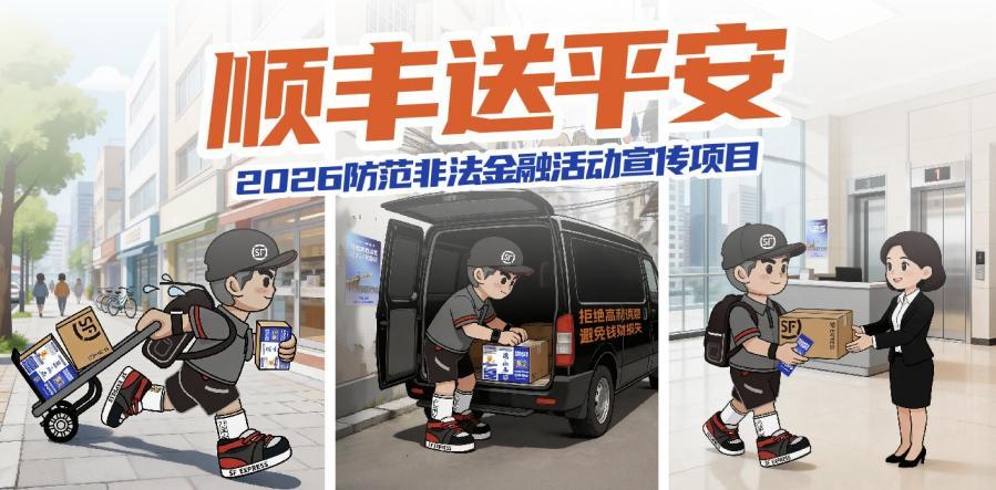 “顺丰送平安”2026年防范非法金融活动宣传项目