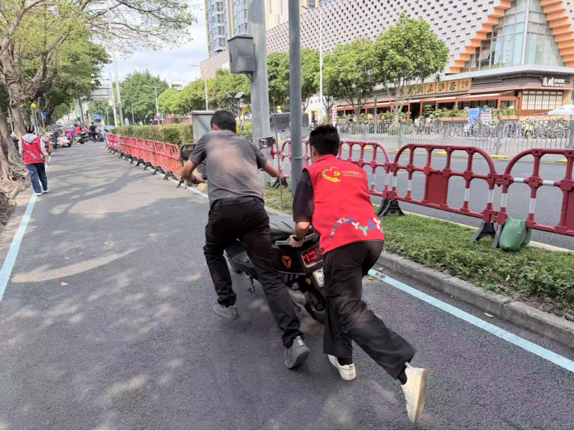 靶向治理非机动车乱停放 永丰社区打出常态化“组合拳”