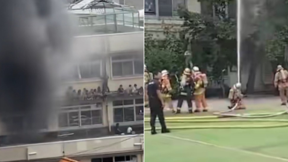 日本小学发生火灾，已致10人受伤