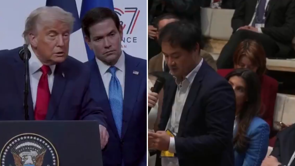 特朗普打断日本记者提问：你来自哪里？你们首相是我的头号粉丝