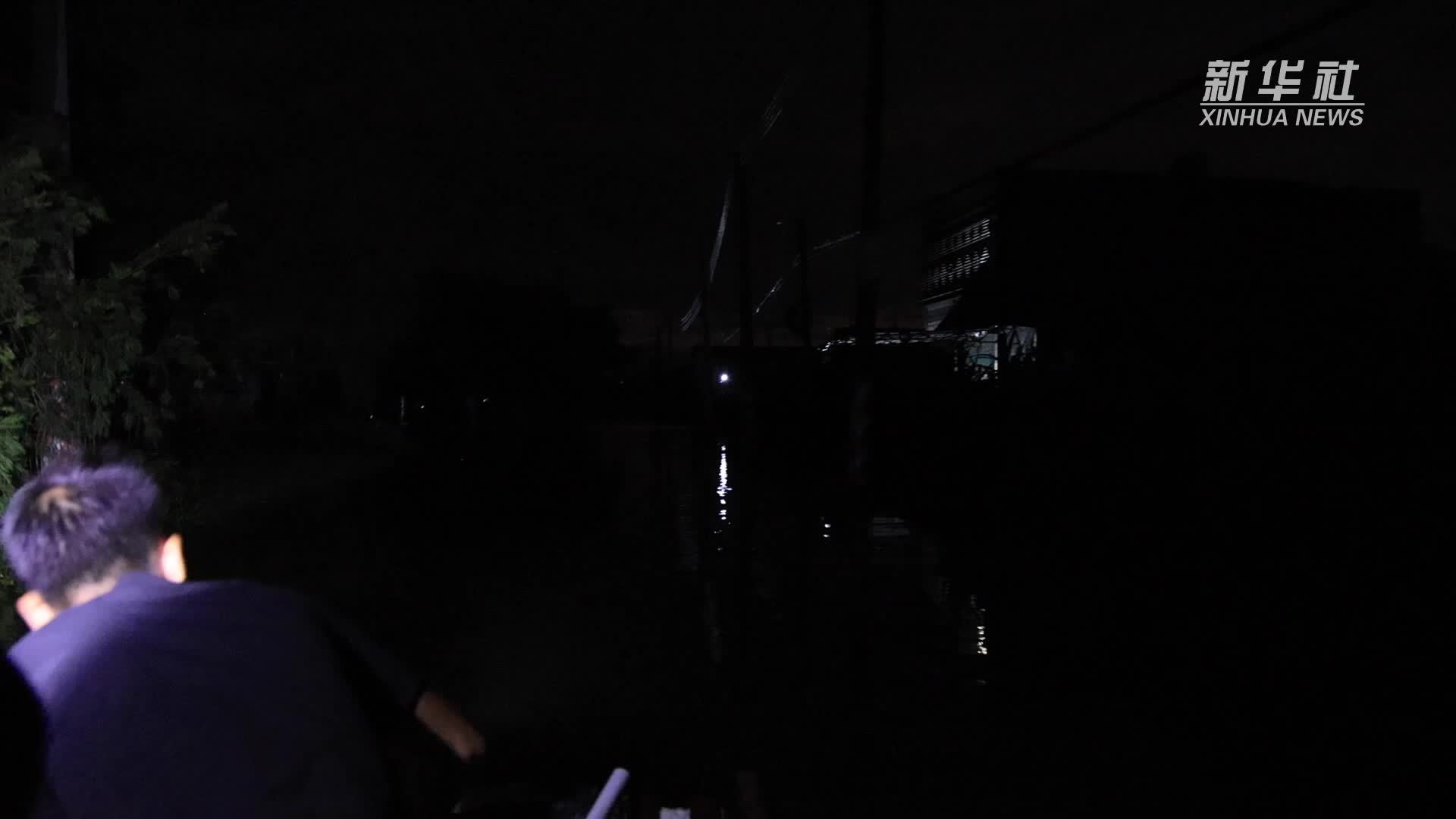 夜访广东陆丰暴雨内涝抢险现场