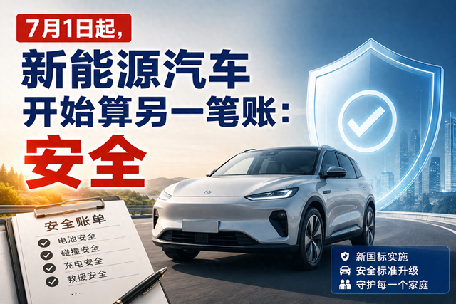 2026年7月1日起，新能源汽车怎样才算得上“安全”？
