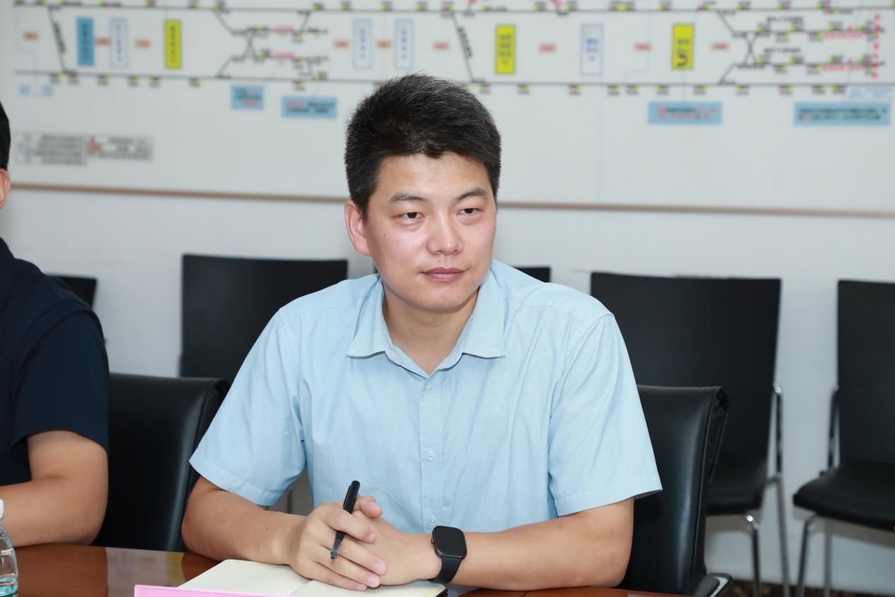 郑州中建深铁轨道交通车辆部检修车间主任张华朝