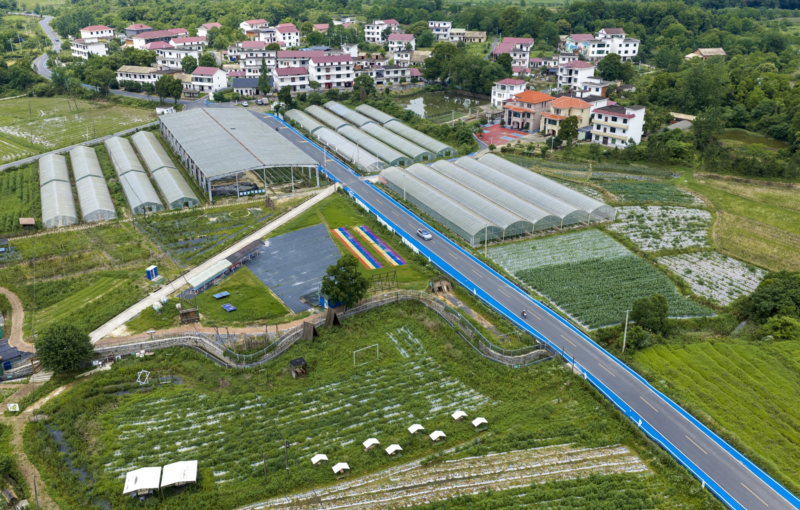 乡村公路穿绿野，新余“四好农村路”铺就致富道